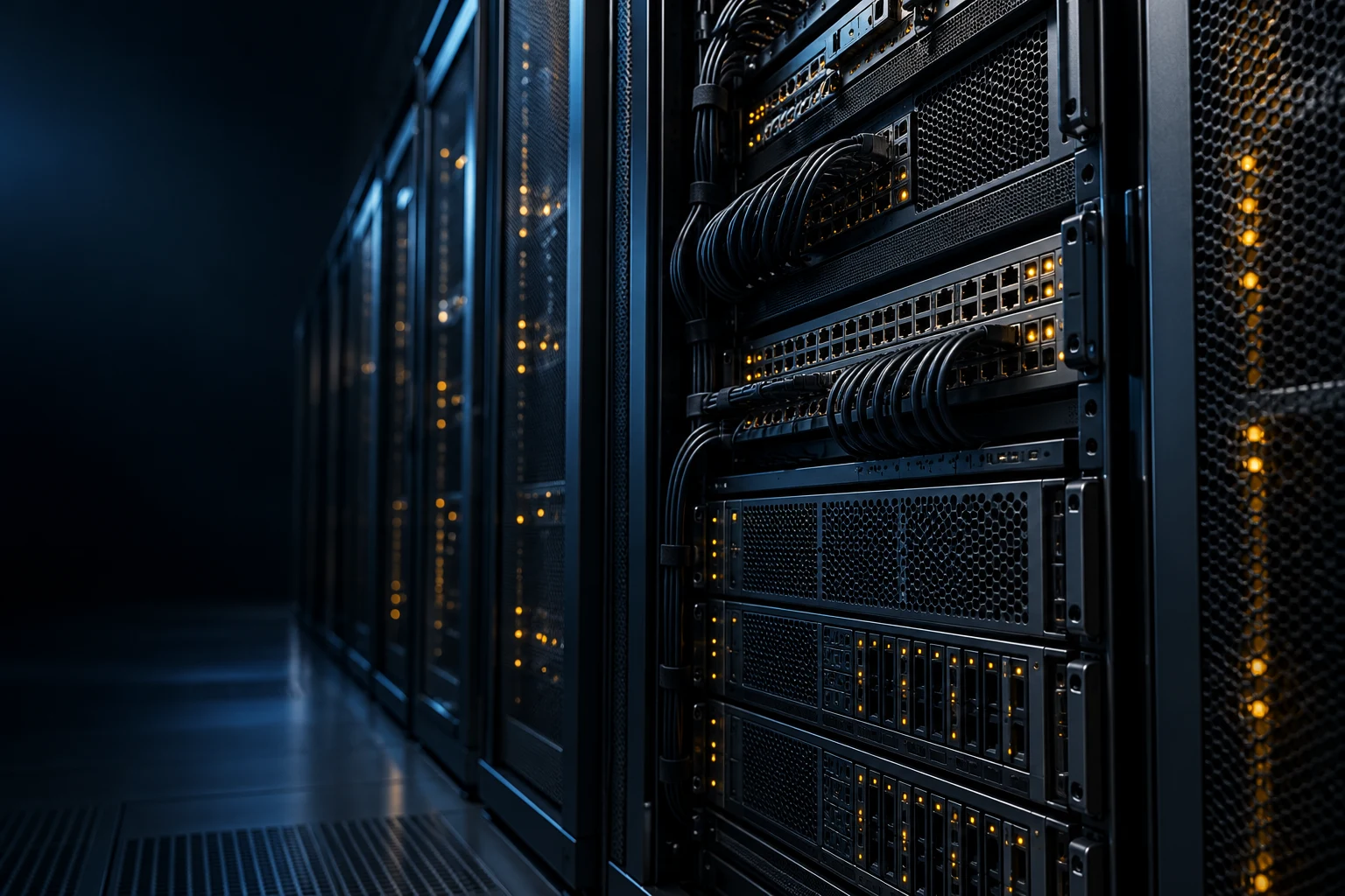 Technology infrastructure illustration